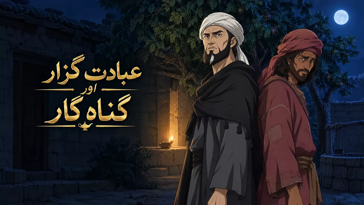 عبادت گزار اور گناہ گار — سرورق